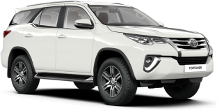 A picture of our Toyota Fortuner
